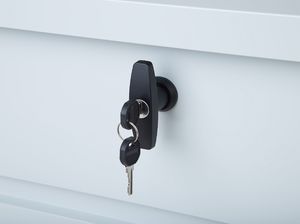 Skrzynia ogrodowa Beliani Cebrosa 400 l Jasny szary 7