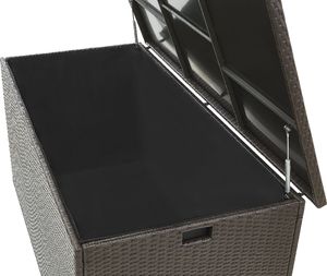 Skrzynia ogrodowa Beliani Modena 750 l Brąz 3