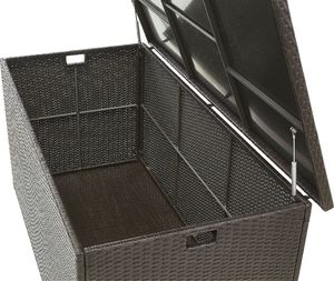 Skrzynia ogrodowa Beliani Modena 750 l Brąz 4