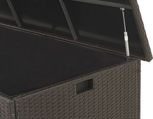 Skrzynia ogrodowa Beliani Modena 750 l Brąz 5