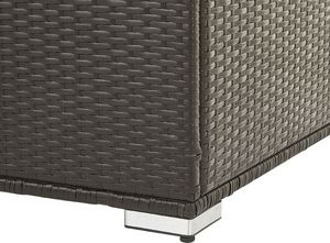 Skrzynia ogrodowa Beliani Modena 750 l Brąz 6