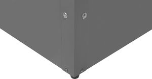 Skrzynia ogrodowa Beliani Cebrosa 300 l Szary 6