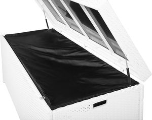 Skrzynia ogrodowa Beliani Modena 520 l Biały 3