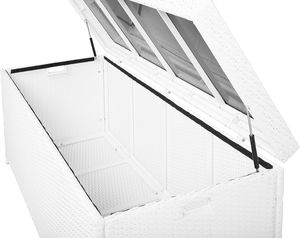 Skrzynia ogrodowa Beliani Modena 520 l Biały 4