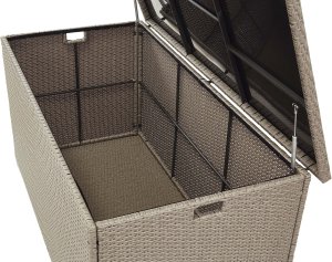 Skrzynia ogrodowa Beliani Modena 750 l Beż 5