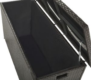 Skrzynia ogrodowa Beliani Modena 290 l Brąz 3