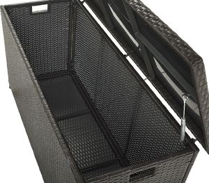 Skrzynia ogrodowa Beliani Modena 290 l Brąz 4