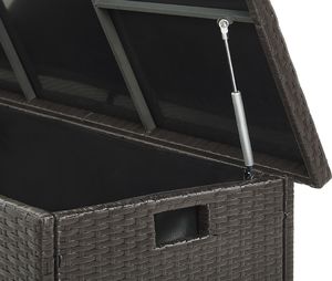 Skrzynia ogrodowa Beliani Modena 290 l Brąz 5