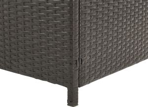 Skrzynia ogrodowa Beliani Modena 290 l Brąz 6