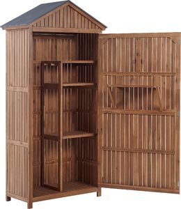 Szafa ogrodowa Beliani Szafa ogrodowa drewniana SAVOCA 2