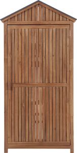 Szafa ogrodowa Beliani Szafa ogrodowa drewniana SAVOCA 3