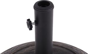 Beliani Podstawa pod parasol 50 cm brązowa CAPACI (223349) 2