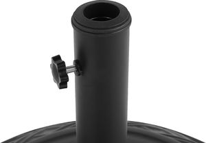 Beliani Podstawa pod parasol 50 cm czarna CAPACI (223356) 2