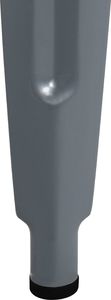 Beliani Zestaw 2 stołków barowych metalowych 60 cm szary CABRILLO 5