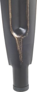 Beliani Zestaw 2 stołków barowych metalowych 60 cm czarno-złoty CABRILLO 5