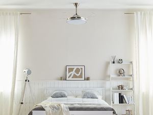 Wentylator Beliani Wentylator sufitowy srebrny IBAR 2