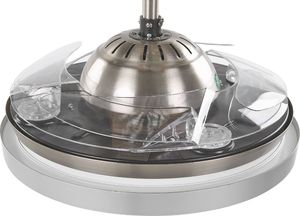 Wentylator Beliani Wentylator sufitowy srebrny IBAR 5