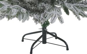 Beliani Choinka sztuczna na stojaku Biała 2