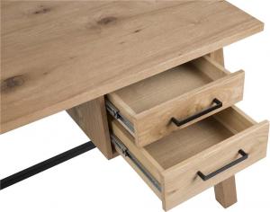 Biurko Actona Stockholm Jasnobrązowe 130x60 6