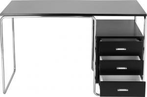 Biurko Intesi Thon Czarne 120 cm x 60 cm 2