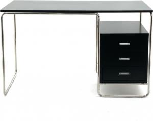 Biurko Intesi Thon Czarne 120 cm x 60 cm 4