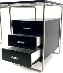 Biurko Intesi Thon Czarne 120 cm x 60 cm 5