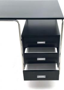 Biurko Intesi Thon Czarne 120 cm x 60 cm 6