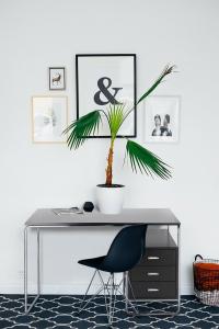 Biurko Intesi Thon Czarne 120 cm x 60 cm 8