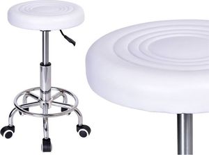 Gmm Group Taboret fryzjerski kosmetyczny MONZA - biały universal 2