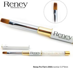 Reney Cosmetics Pędzelek Reney Pro Flat AN04 4 3.5mm*9mm uniwersalny 1