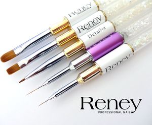 Reney Cosmetics Reney Pro Spatula AN06 Pędzelek Szpatułka do Acrylgel Polygel dwustronny uniwersalny 3