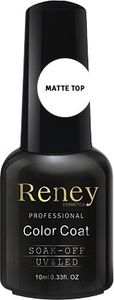 Reney Cosmetics Lakier Reney Top Matte Velvet No Wipe 10ml uniwersalny 1