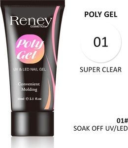 Reney Cosmetics Reney Polygel Acrylgel Super Clear 01 30ml uniwersalny 1