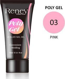 Reney Cosmetics Reney Polygel Acrylgel Pink 03 30ml uniwersalny 1