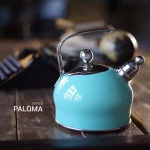 Fissman Czajnik stalowy turkusowy z gwizdkiem 2,5L Fissman Paloma 1