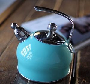 Fissman Czajnik stalowy turkusowy z gwizdkiem 2,5L Fissman Paloma 5