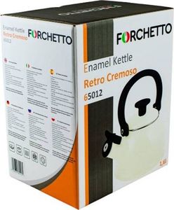 Forchetto Czajnik emaliowany Forchetto Retro Cremoso 1,6l kremowy 9