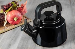 Forchetto Czajnik emaliowany Forchetto Moderno Nero 2,1l czarny 2