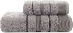 Darymex Ręcznik bawełniany frotte REGAL/3093/grey 50x90+70x140 kpl. 1