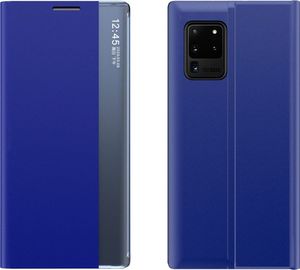Hurtel New Sleep Case pokrowiec etui z klapką z funkcją podstawki Samsung Galaxy A02s niebieski 1