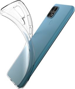Hurtel Żelowy pokrowiec etui Ultra Clear 0.5mm Oppo A15 przezroczysty 3