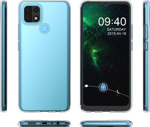 Hurtel Żelowy pokrowiec etui Ultra Clear 0.5mm Oppo A15 przezroczysty 4