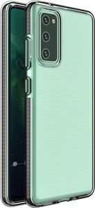 Hurtel Spring Case pokrowiec żelowe etui z kolorową ramką do Samsung Galaxy S21+ 5G (S21 Plus 5G) czarny 1