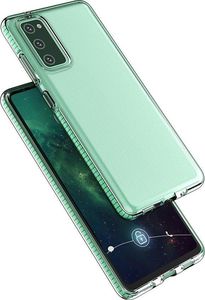 Hurtel Spring Case pokrowiec żelowe etui z kolorową ramką do Samsung Galaxy S21 Ultra 5G czarny 3