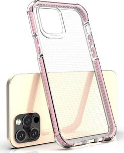 Hurtel Spring Armor żelowy elastyczny pancerny pokrowiec z kolorową ramką do iPhone 12 Pro / iPhone 12 niebieski 4