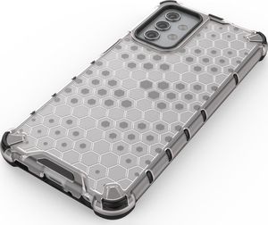 Hurtel Honeycomb etui pancerny pokrowiec z żelową ramką Samsung Galaxy A32 5G zielony 7
