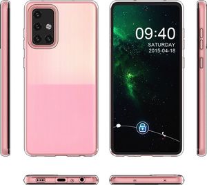 Hurtel Żelowy pokrowiec etui Ultra Clear 0.5mm Samsung Galaxy A72 przezroczysty 4