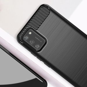 Hurtel Carbon Case elastyczne etui pokrowiec Oppo Reno 4 czarny 6