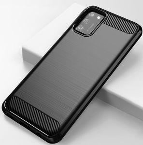 Hurtel Carbon Case elastyczne etui pokrowiec Oppo Reno 4 czarny 7