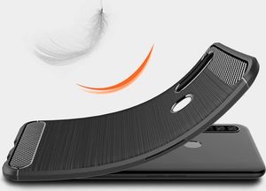 Hurtel Carbon Case elastyczne etui pokrowiec Oppo A31 czarny 7